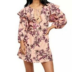 Free People “Sunbaked” Floral Swing Dress
